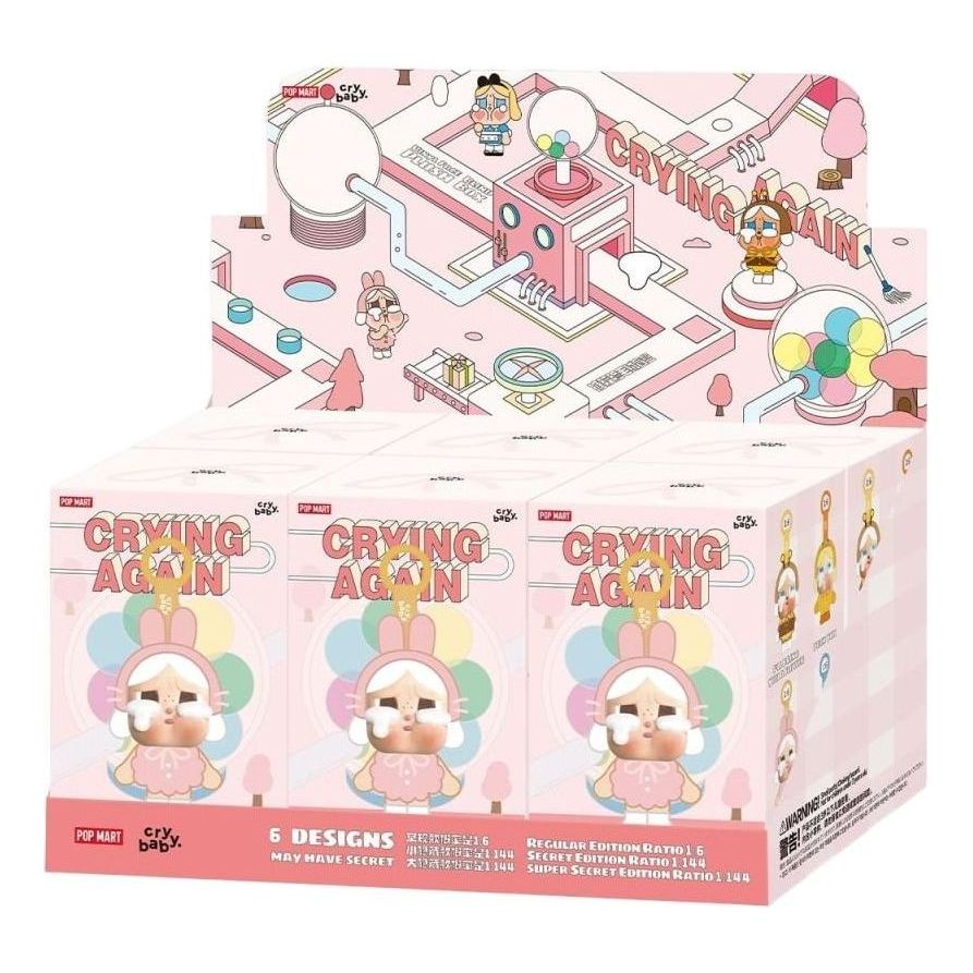Pop Mart CryBaby Crying Again Pendant Sealed Case (6 Blind Boxes) PPMT-2411-0017