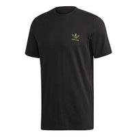 adidas Camo Ess T Logo Sports Short Sleeve Black FM3352