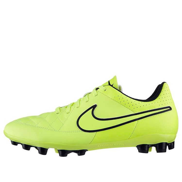 Nike Tiempo Genio Leather AG 'Yellow Black' 631285-770