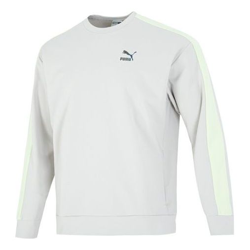 PUMA Suit Crewneck Logo Sweatshirt 'Grey' 538830-09