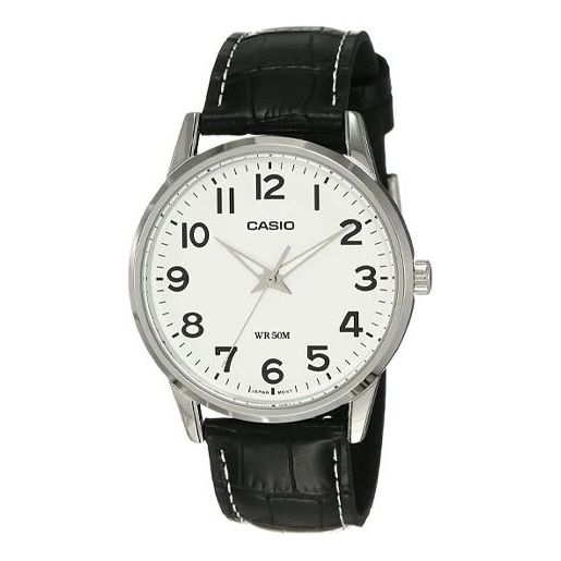 CASIO Male DRESS Japan / South Korea Fashion Waterproof Mens Black Analog MTP-1303L-7B