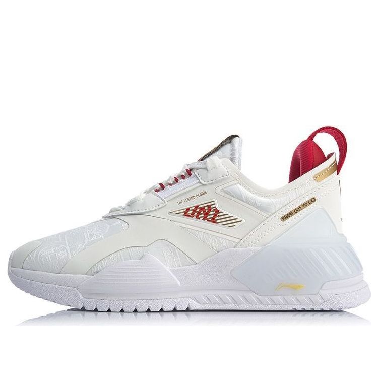 (WMNS) Li-Ning 001 T2000 'White Red' AGLQ002-6