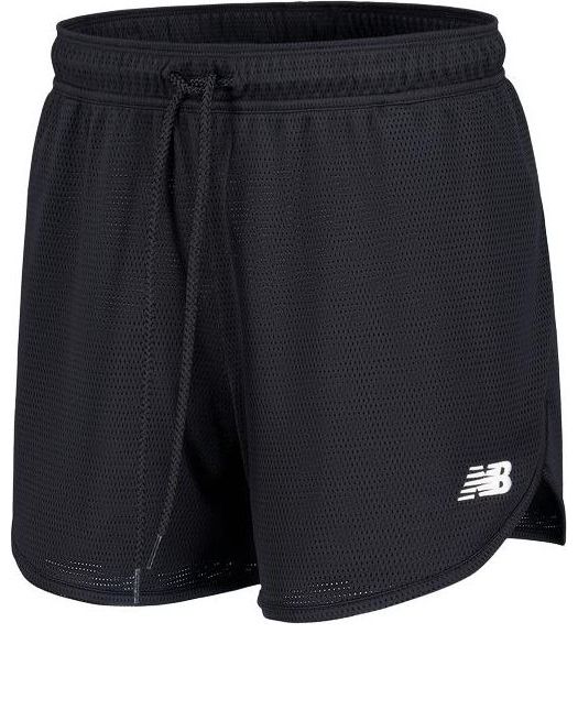 (WMNS) New Balance Athletics Mesh Short 'Black' WS41510-BK