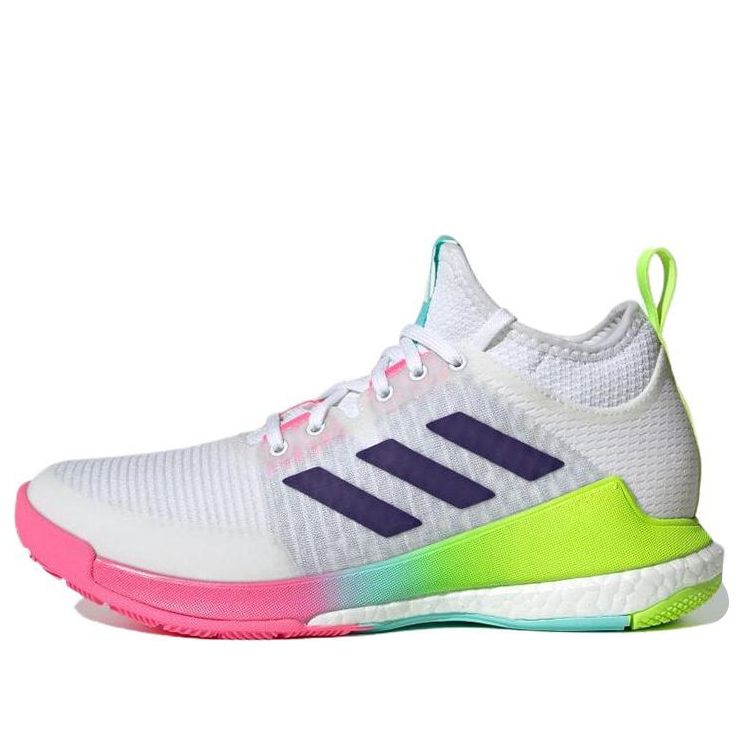 (WMNS) adidas Crazyflight Mid 'White Purple Pink' HP3337