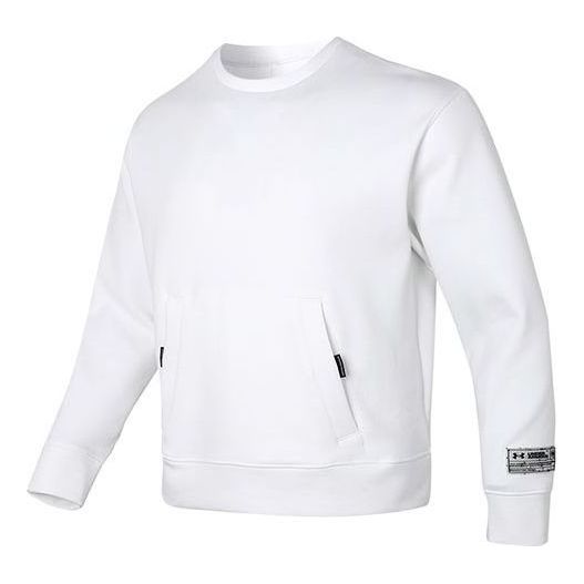 Under Armour Summit Fleece Knit Crew 'White' 1377172-100