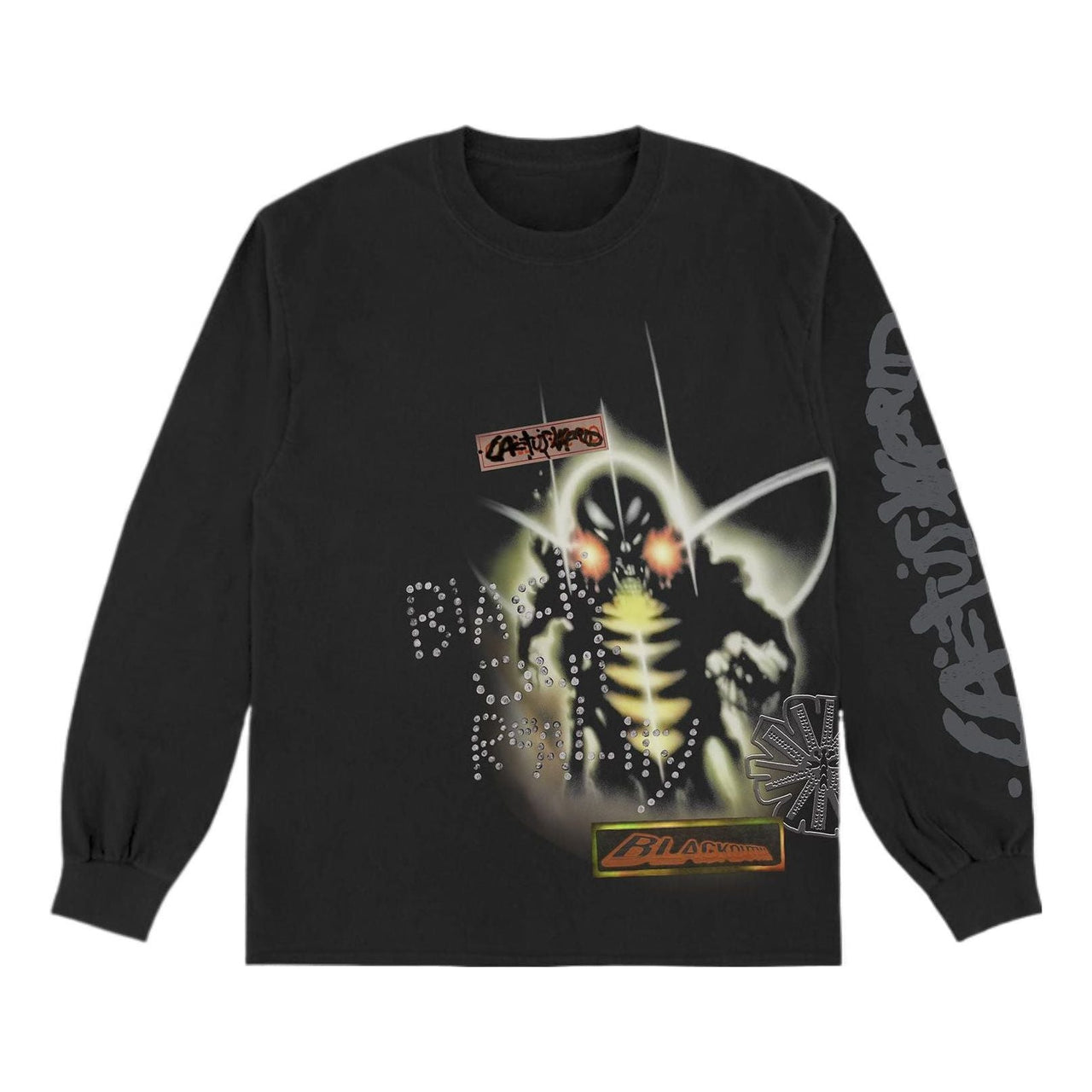 Travis Scott FW22 Beetle Jack Long Sleeve Tee 'Black' TS-22FW004