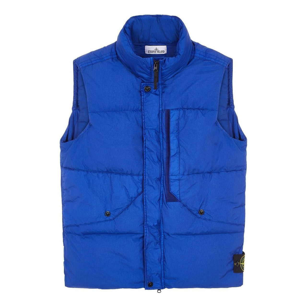 STONE ISLAND Crinkle Reps Down Vest 'Blue' 7915G0423-V0022
