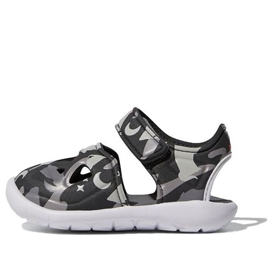 (TD) adidas Fortaswim 2 I Camouflage Sandals 'Black Grey White' G54087