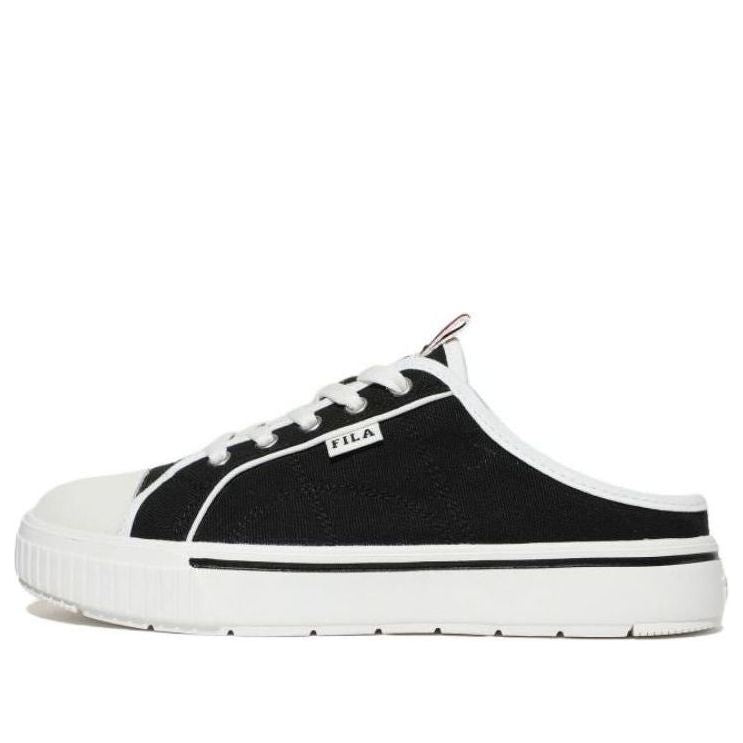 FILA Low Top One Pedal Skate Shoes Unisex Black Korean Version 1TM01782E_001