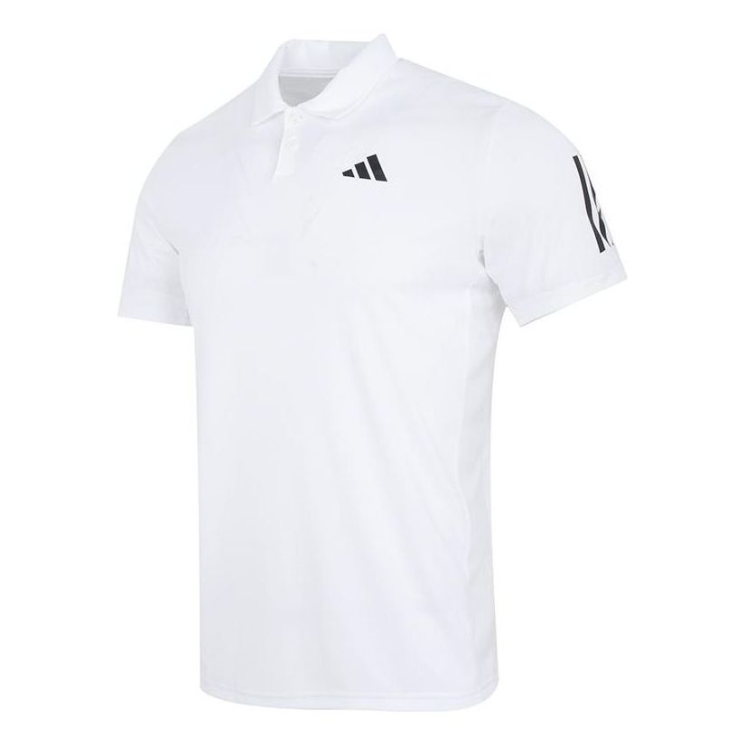 adidas Club 3-Stripes Polo Shirt 'White' IS2295