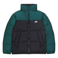 New Balance Classic Reversible Puffer Jacket 'Black Green' NP943043-GRN