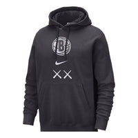 NIKE X KAWS X Brooklyn Nets City Edition Hoodie 'Black' FB4813-070