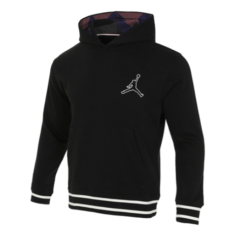 Air Jordan Flight MVP Fleece Pullover Hoodie 'Black' FD7403-010