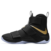 Nike LeBron Zoom Soldier 10 Black Gold 'Black Gold yellow gold' 885682-991