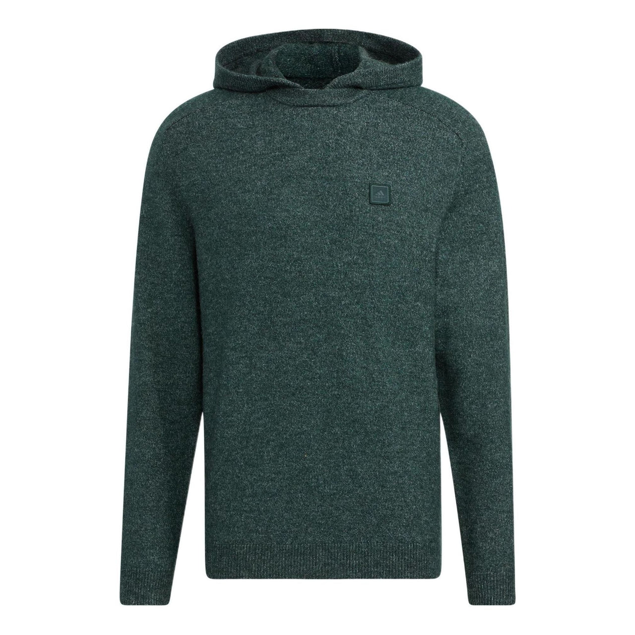 Men's adidas Gt Wool Hd Embroidered Label Logo Hooded Long Sleeves Green HG3234