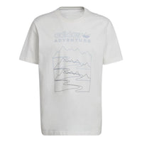 adidas Adventure Mountain Front T-Shirt 'White' HK5006