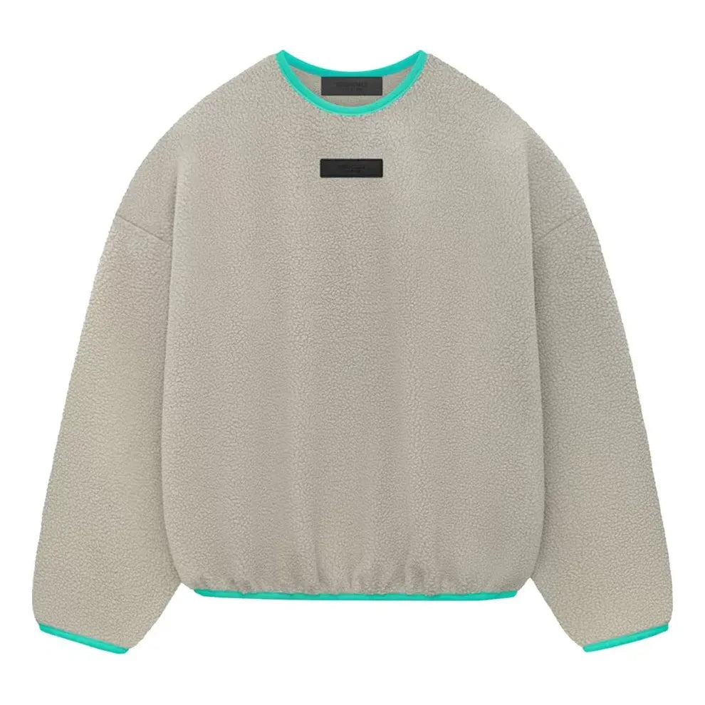 Fear of God Essentials SS24 Polar Fleece Crewneck 'Seal' 192SP244705F