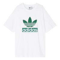 adidas originals Logo Round Neck Short Sleeve Tee For Men White H09346