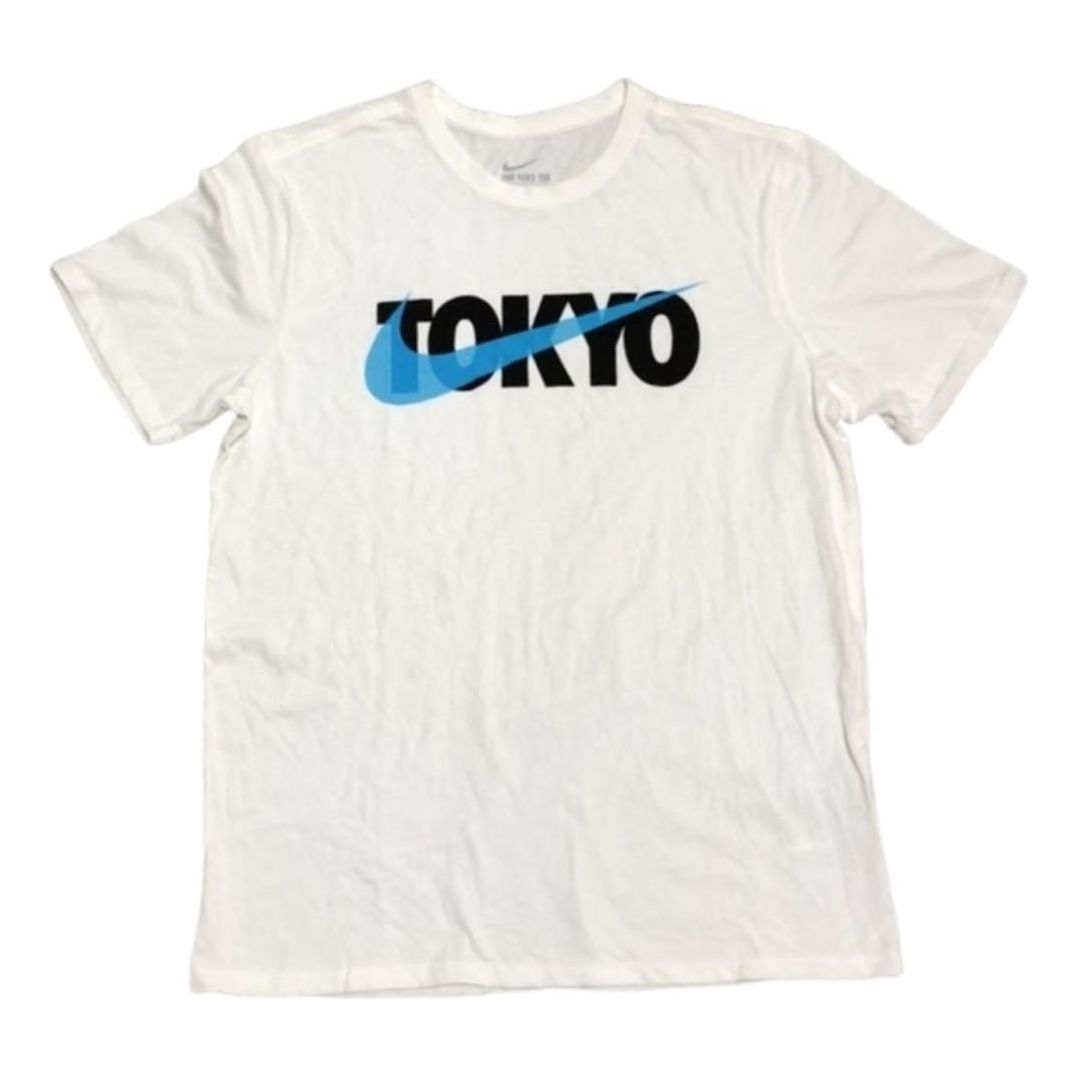 Nike Tokyo T-Shirt 'White Blue' 838973-100