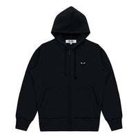 (WMNS) COMME des GARCONS PLAY Big Heart Zip Hooded Jacket 'Black' AZ-T253-051-1