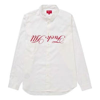 Supreme Jamie Reid Fuck All Shirt 'White Red' SUP-SS21-199