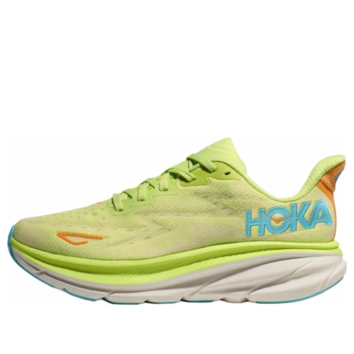 (WMNS) HOKA ONE ONE Clifton 9 Wide 'Citron' 1132211-LCS