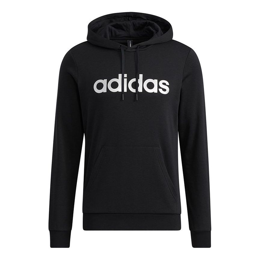 Men's adidas neo Ce Logo Hdy Logo Printing Sports Black H14187