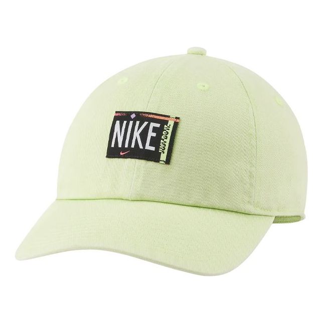 (WMNS) Nike Sportswear Heritage 86 Washed Cap 'Light Green' DH2058-358