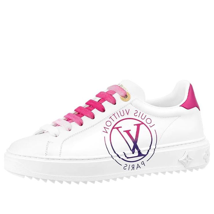 (WMNS) LOUIS VUITTON LV Time Out Sneakers 'White Pink' 1AA1BL