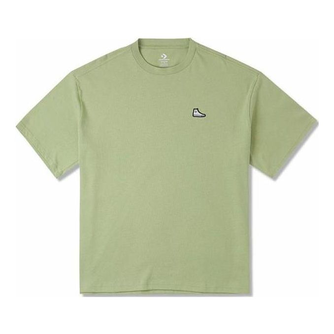 Converse Go-To Sneaker Patch Loose-Fit T-Shirt 'Vitality Green' 10025397-A11