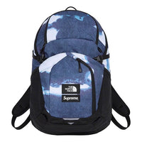 Supreme x The North Face Bleached Denim Print Pocono Backpack 'Blue Black White' SUP-FW21-414