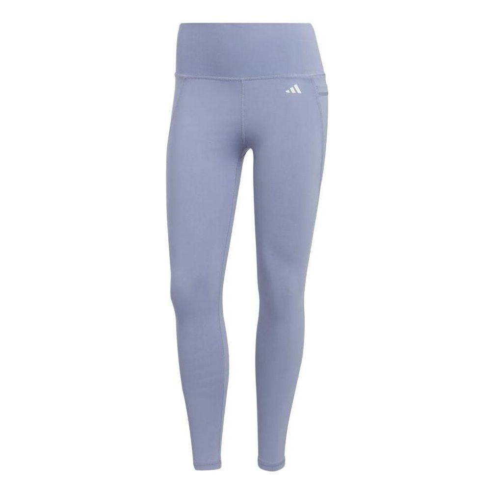 (WMNS) adidas Optime Stash Pocket High-Waisted 7/8 Leggings 'Purple' HR5442