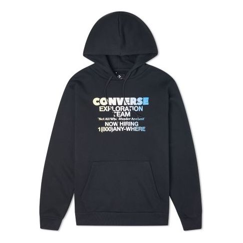 Converse Exploration Team Pullover Hoodie 'Black' 10021271-A01