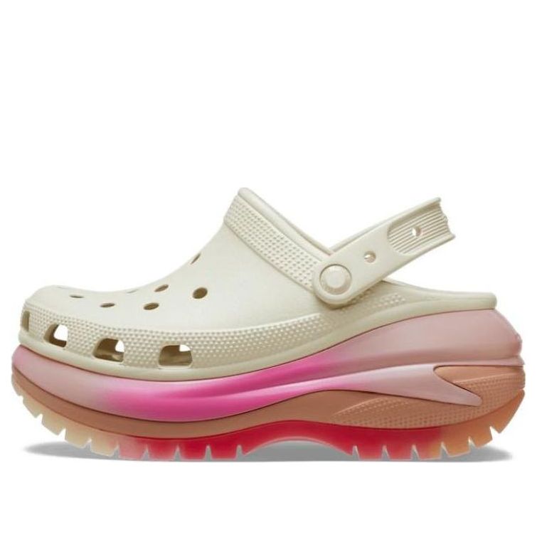 Crocs Mega Crush Color Dip Clog 'White Pink' 208988-2Y3