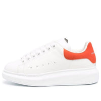 (WMNS) Alexander McQueen Oversized Sneaker 'White Orange' 553770WHGP79411