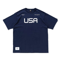 New Balance x WTAPS TC T-Shirt 'Navy White' MT01605E-CL