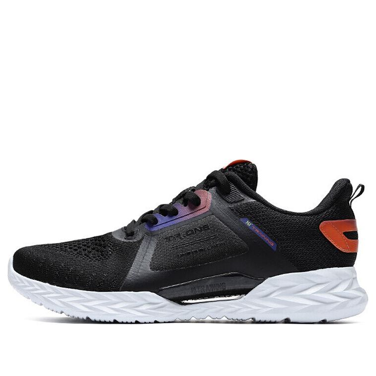 361 Degrees QU!K Light Breathable Running Shoes 'Black Orange' 572024413-5