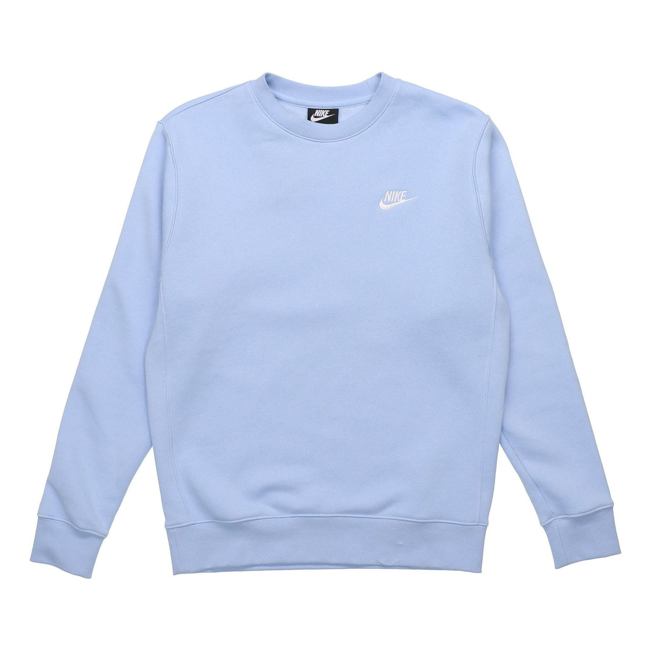Nike Athleisure Casual Sports Fleece Lined Round Neck Pullover Blue BV2663-436