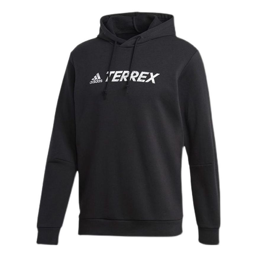 adidas Terrex Graphic Logo Hoodie 'Black' GL6107