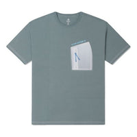 Converse Zip Pocket T-shirt 'Ash Green' 10025872-A03