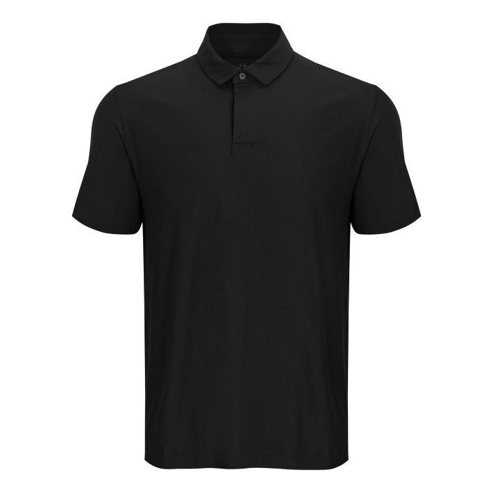 Under Armour Luxe Polo Shirt 'Black' 1377362-001