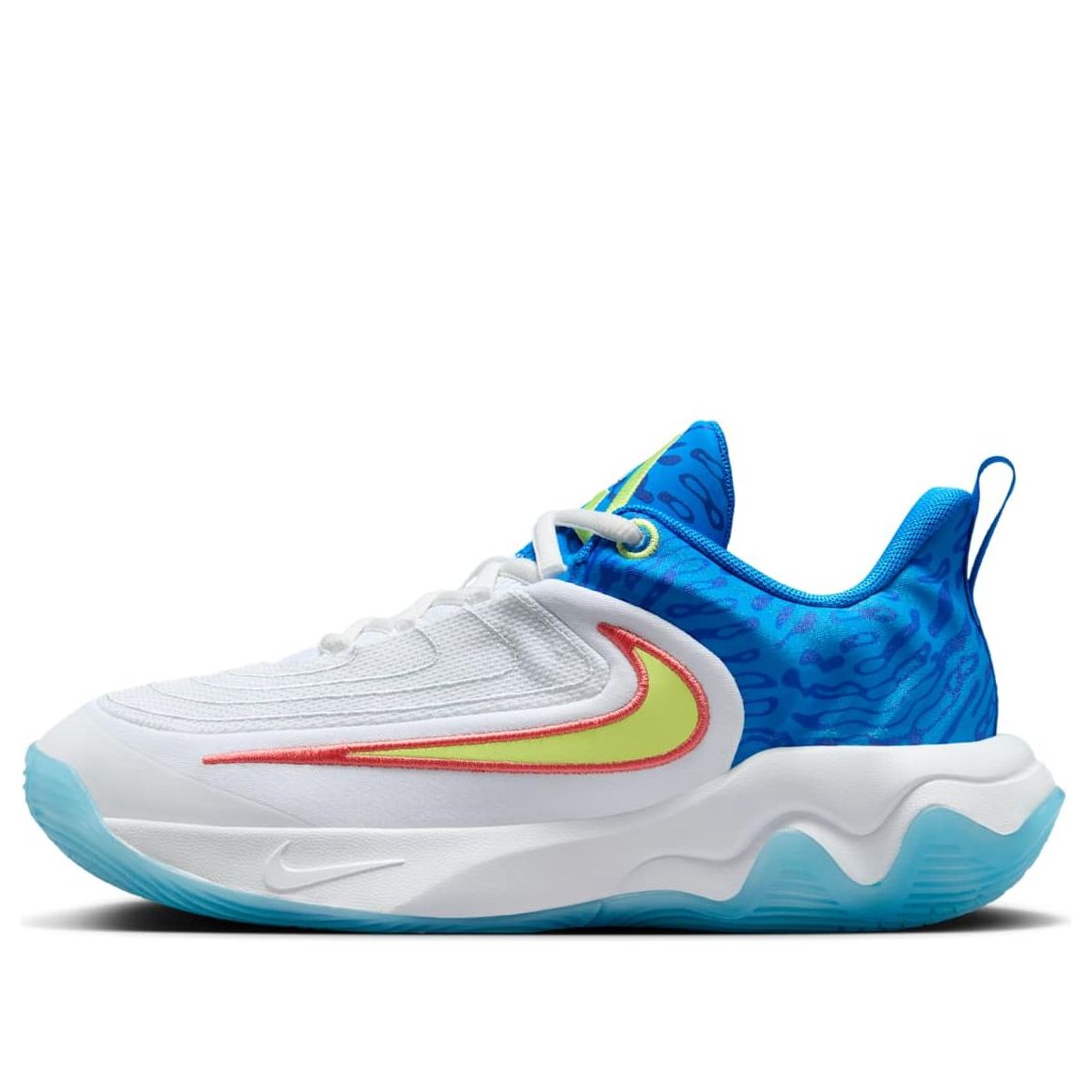 (GS) Nike Giannis Immortality 4 SE 'White Photo Blue Hyper Royal Light Lemon Twist' HF1181-100