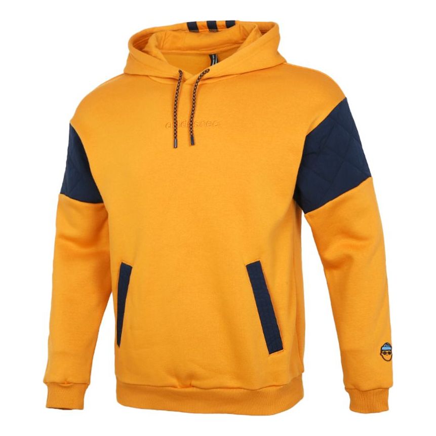 Men's adidas neo Contrasting Colors Sports Orange H45205