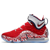 Nike LeBron 17 'LeBron 4 Red Graffiti' CT6047-600