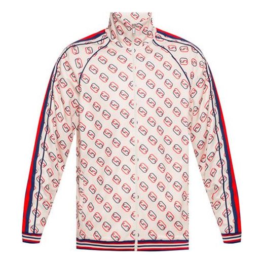 Gucci SS21 Full Print Pattern Stand Collar Sports Jacket 575737-XJBA7-9744