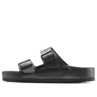 Birkenstock Arizona Natural Leather Sandals 'Black' 1022438