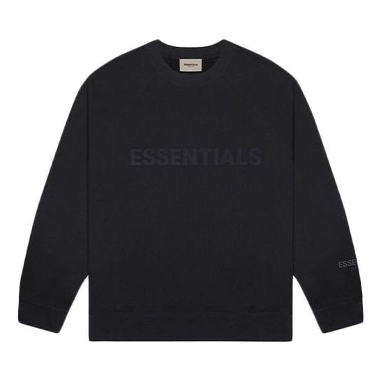 Fear of God Essentials SS20 Long Sleeve Sweatshirt 'Black' FOG-SS20-295