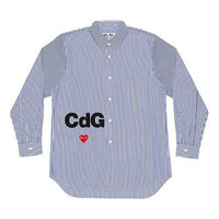 COMME des GARCONS PLAY x CDG Striped Shirt 'Blue' AE-B102-051-1