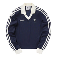 (WMNS) adidas x Sporty & Rich Long Sleeve Jersey 'Navy' IN5248