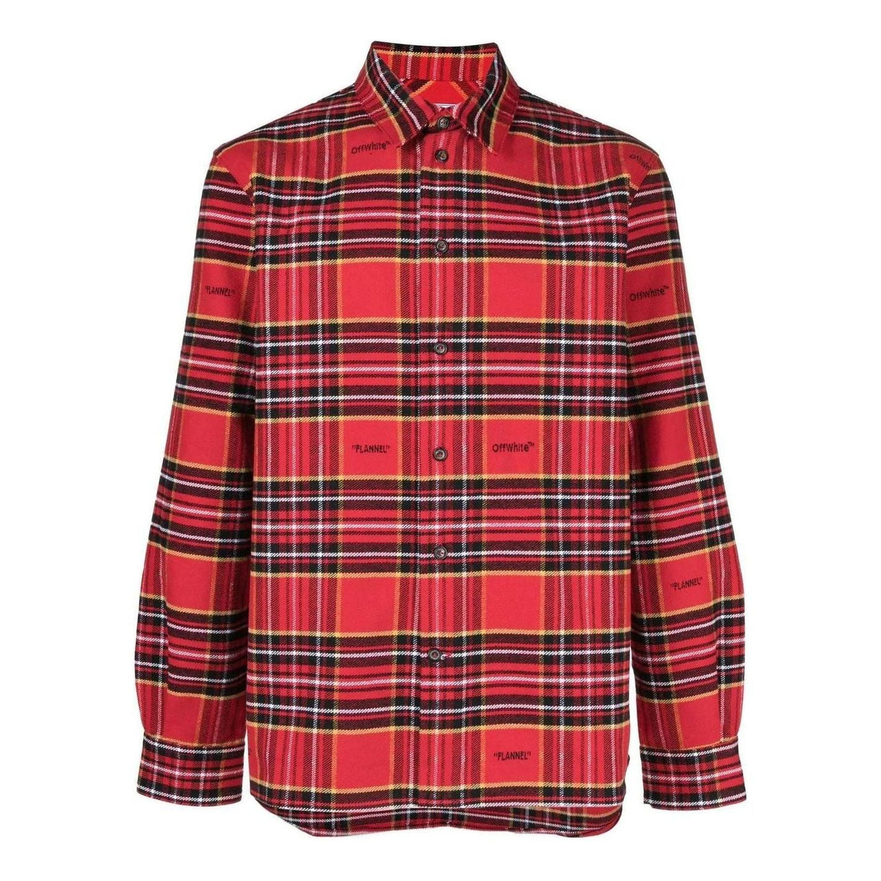 Off-White Plaid Flannel Shirt OMGA227S23FAB0012510